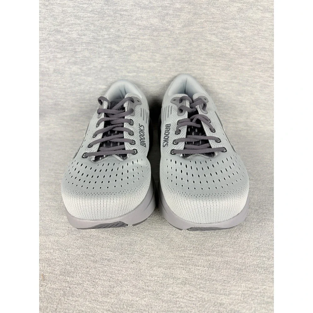 Brooks Ghost Max 3 Running Sneakers 12 4E XW Gray Black Primer Ebony Comfort